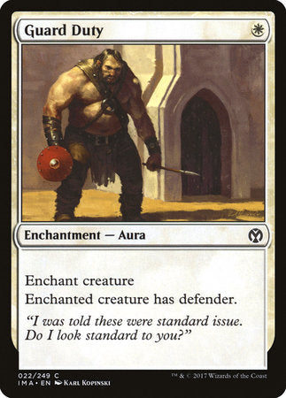 Guard Duty [Iconic Masters] | Jomio and Rueliete's Cards and Comics
