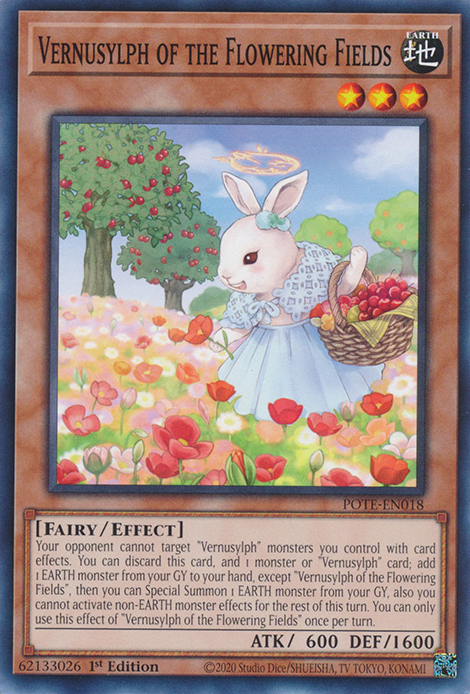 Vernusylph of the Flowering Fields [POTE-EN018] Common | Jomio and Rueliete's Cards and Comics