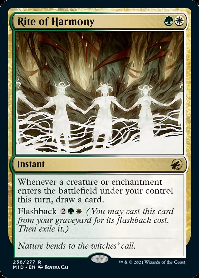 Rite of Harmony [Innistrad: Midnight Hunt] | Jomio and Rueliete's Cards and Comics