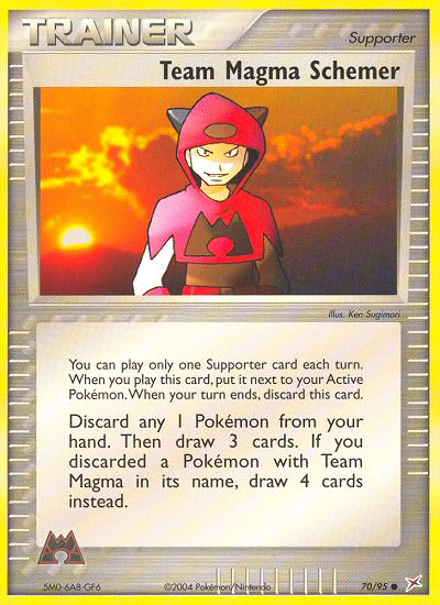 Team Magma Schemer (70/95) [EX: Team Magma vs Team Aqua] | Jomio and Rueliete's Cards and Comics