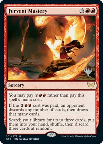 Fervent Mastery (Promo Pack) [Strixhaven: School of Mages Promos] | Jomio and Rueliete's Cards and Comics