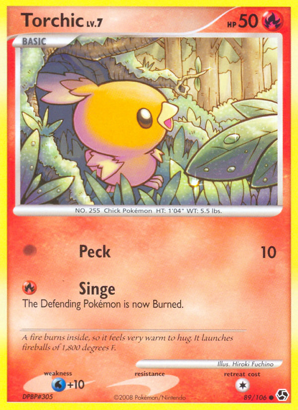 Torchic (89/106) [Diamond & Pearl: Great Encounters] | Jomio and Rueliete's Cards and Comics
