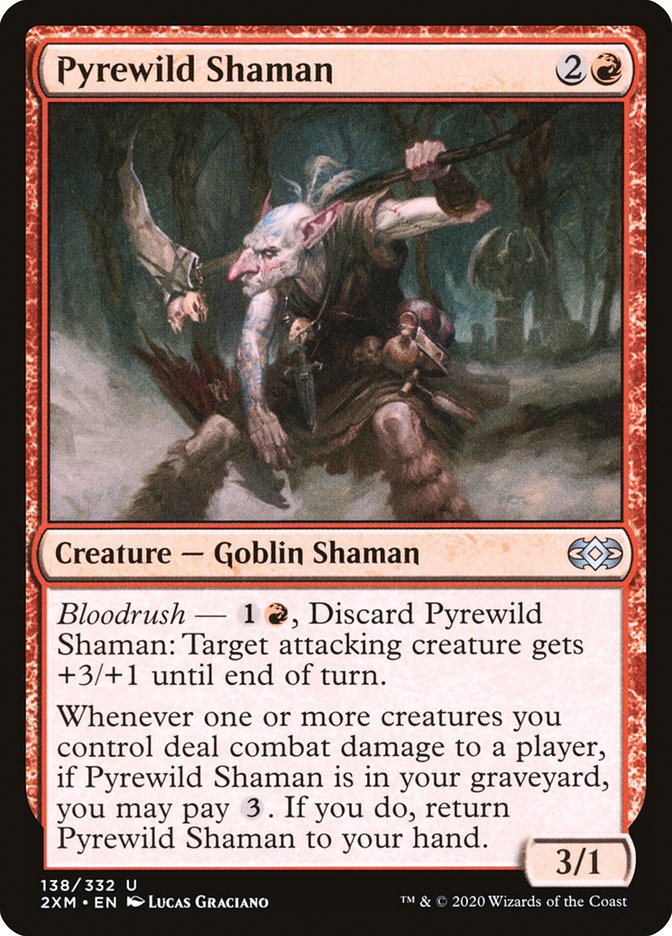 Pyrewild Shaman [Double Masters] | Jomio and Rueliete's Cards and Comics