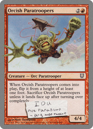 Orcish Paratroopers [Unhinged] | Jomio and Rueliete's Cards and Comics
