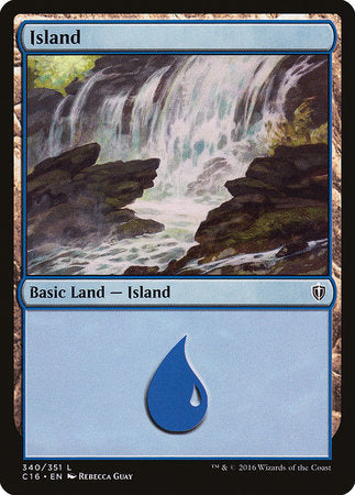 Island (340) [Commander 2016] | Jomio and Rueliete's Cards and Comics