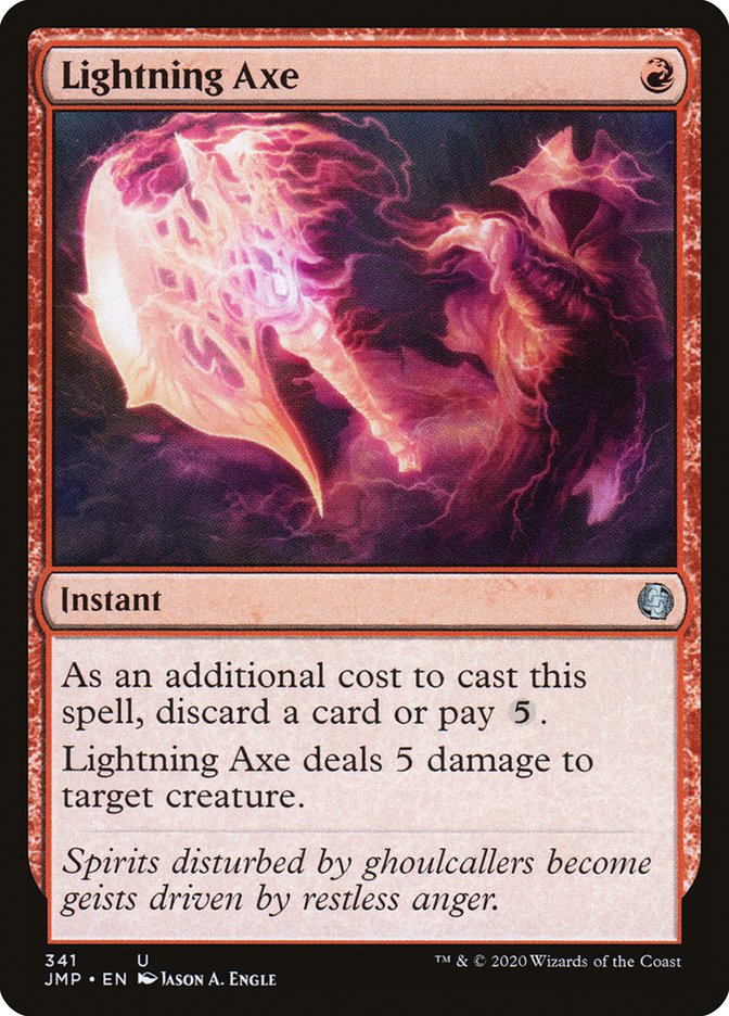 Lightning Axe [Jumpstart] | Jomio and Rueliete's Cards and Comics