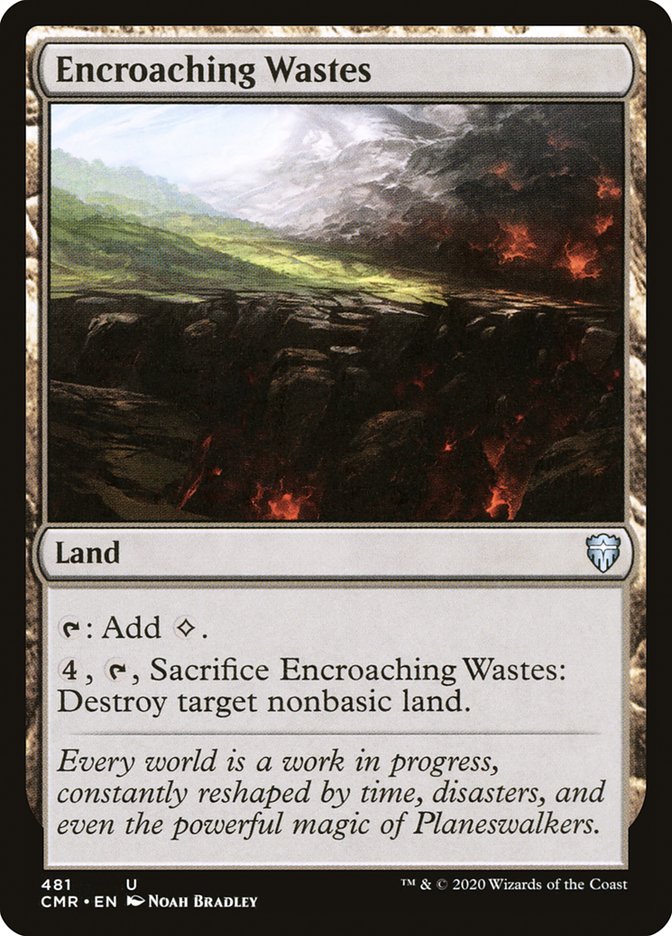 Encroaching Wastes [Commander Legends] | Jomio and Rueliete's Cards and Comics
