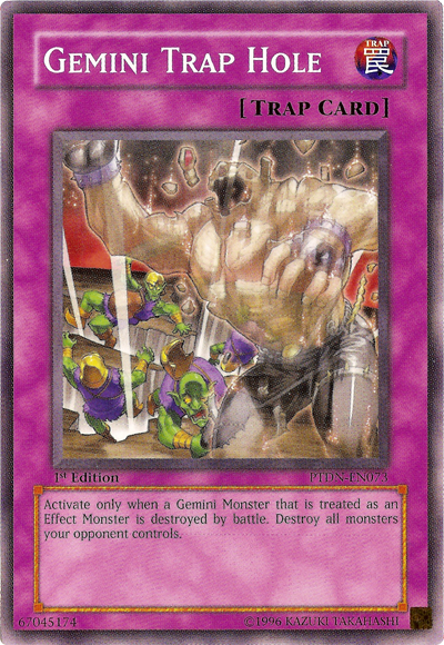 Gemini Trap Hole [PTDN-EN073] Common | Jomio and Rueliete's Cards and Comics