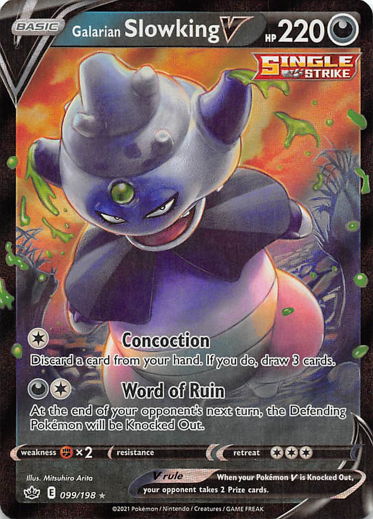 Galarian Slowking V (099/198) [Sword & Shield: Chilling Reign] | Jomio and Rueliete's Cards and Comics