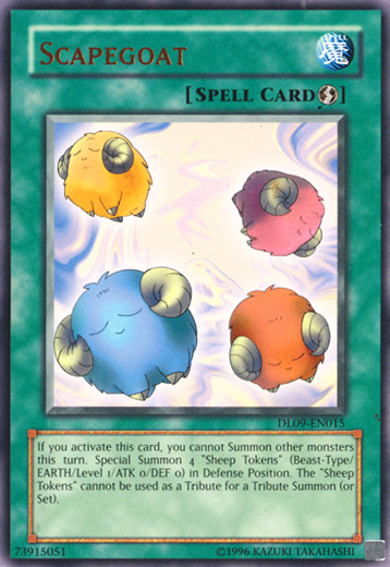 Scapegoat (Bronze) [DL09-EN015] Rare | Jomio and Rueliete's Cards and Comics