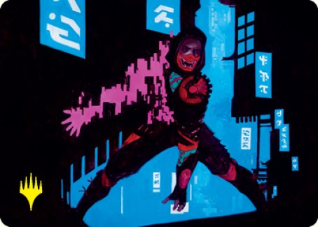 Return to Action Art Card (Gold-Stamped Signature) [Kamigawa: Neon Dynasty Art Series] | Jomio and Rueliete's Cards and Comics