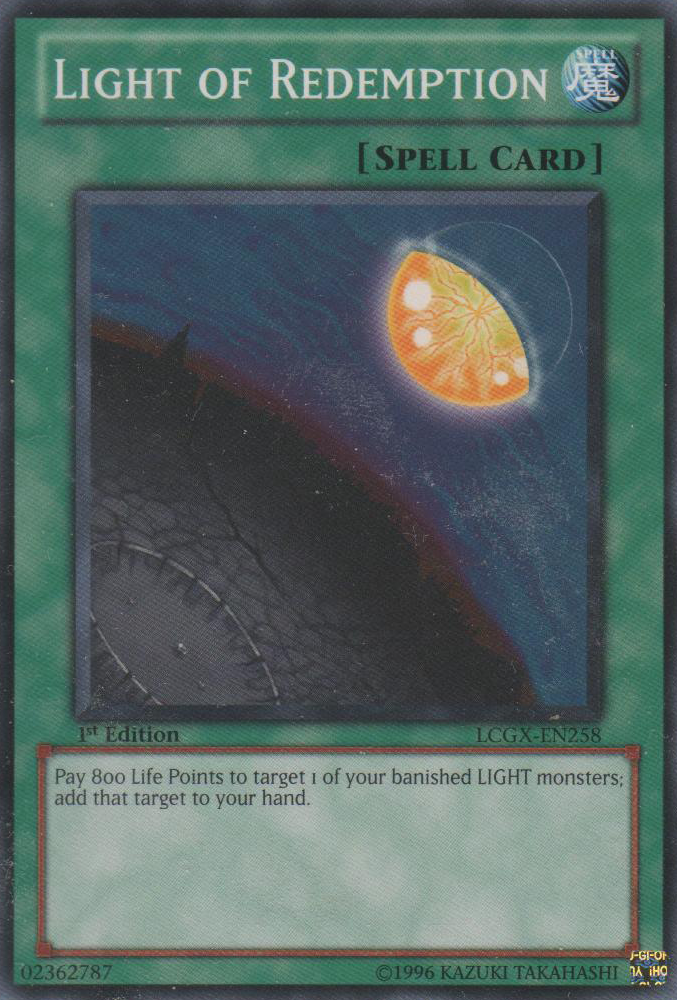 Light of Redemption [LCGX-EN258] Common | Jomio and Rueliete's Cards and Comics