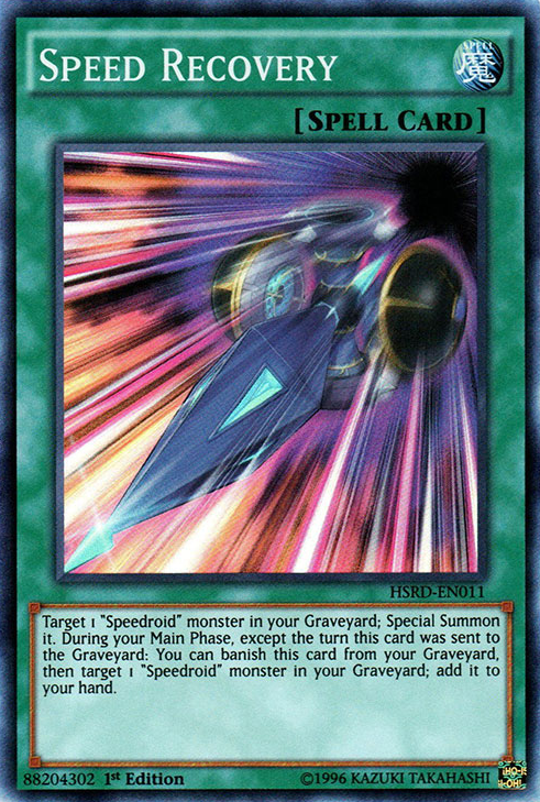 Speed Recovery [HSRD-EN011] Super Rare | Jomio and Rueliete's Cards and Comics