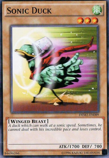 Sonic Duck [DEM2-EN009] Common | Jomio and Rueliete's Cards and Comics