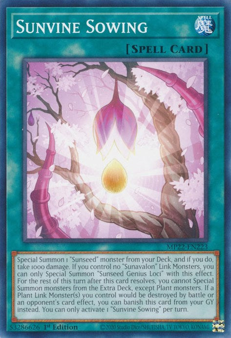 Sunvine Sowing [MP22-EN223] Common | Jomio and Rueliete's Cards and Comics