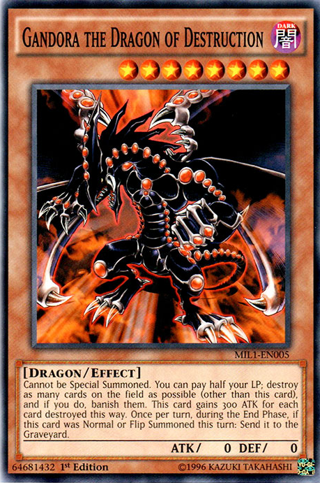 Gandora the Dragon of Destruction [MIL1-EN005] Common | Jomio and Rueliete's Cards and Comics