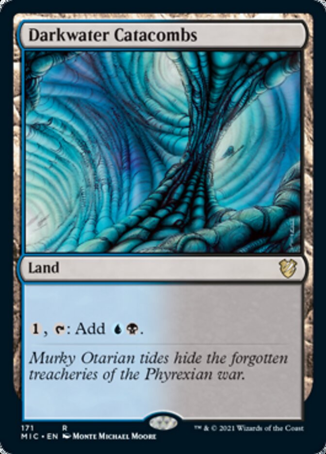 Darkwater Catacombs [Innistrad: Midnight Hunt Commander] | Jomio and Rueliete's Cards and Comics