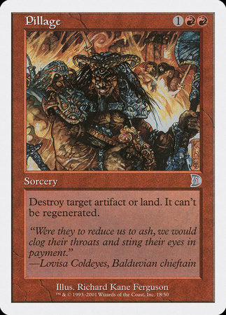 Pillage [Deckmasters] | Jomio and Rueliete's Cards and Comics