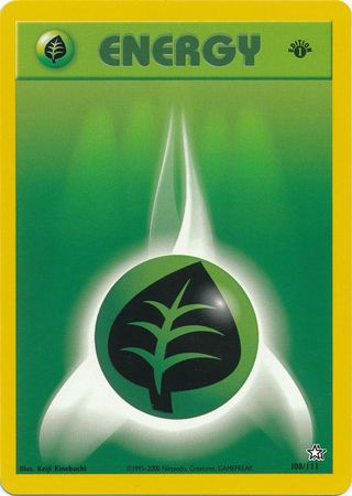 Grass Energy (108/111) [Neo Genesis Unlimited] | Jomio and Rueliete's Cards and Comics