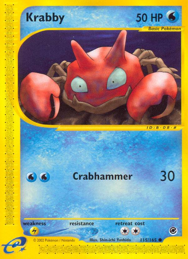 Krabby (115/165) [Expedition: Base Set] | Jomio and Rueliete's Cards and Comics