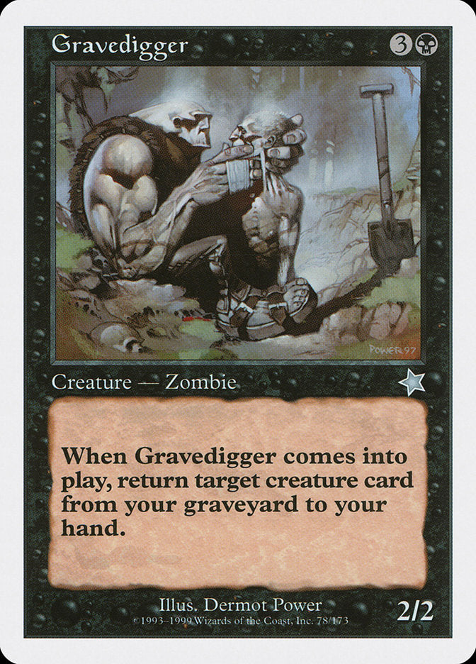 Gravedigger [Starter 1999] | Jomio and Rueliete's Cards and Comics