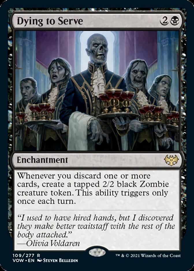 Dying to Serve [Innistrad: Crimson Vow] | Jomio and Rueliete's Cards and Comics