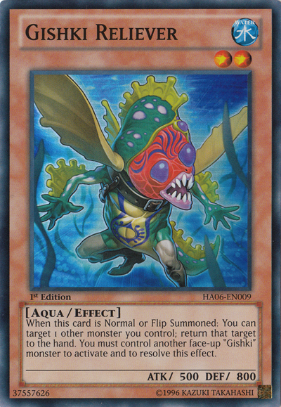 Gishki Reliever [HA06-EN009] Super Rare | Jomio and Rueliete's Cards and Comics