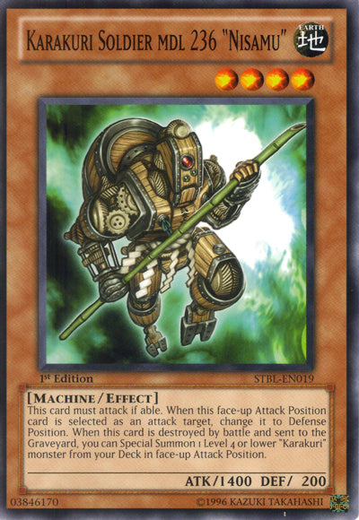 Karakuri Soldier mdl 236 Nisamu [STBL-EN019] Common | Jomio and Rueliete's Cards and Comics