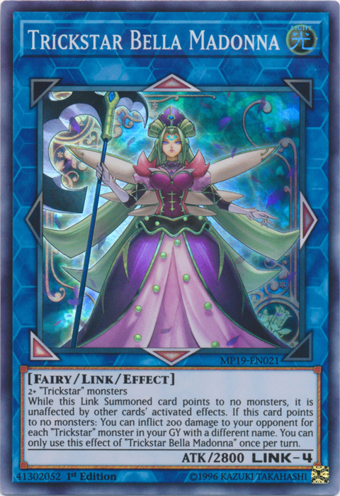 Trickstar Bella Madonna [MP19-EN021] Super Rare | Jomio and Rueliete's Cards and Comics
