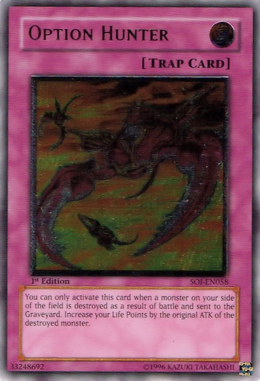 Option Hunter (UTR) [SOI-EN058] Ultimate Rare | Jomio and Rueliete's Cards and Comics