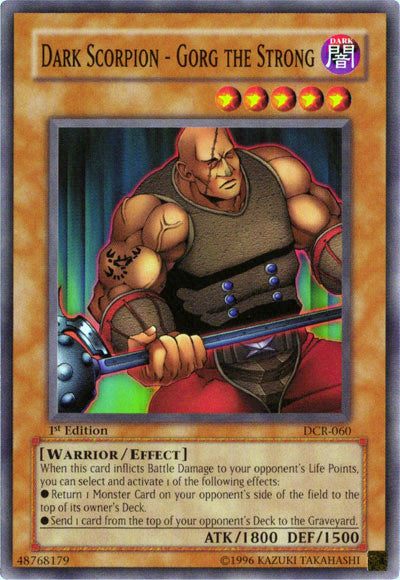 Dark Scorpion - Gorg the Strong [DCR-060] Common | Jomio and Rueliete's Cards and Comics