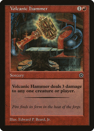 Volcanic Hammer [Portal Second Age] | Jomio and Rueliete's Cards and Comics