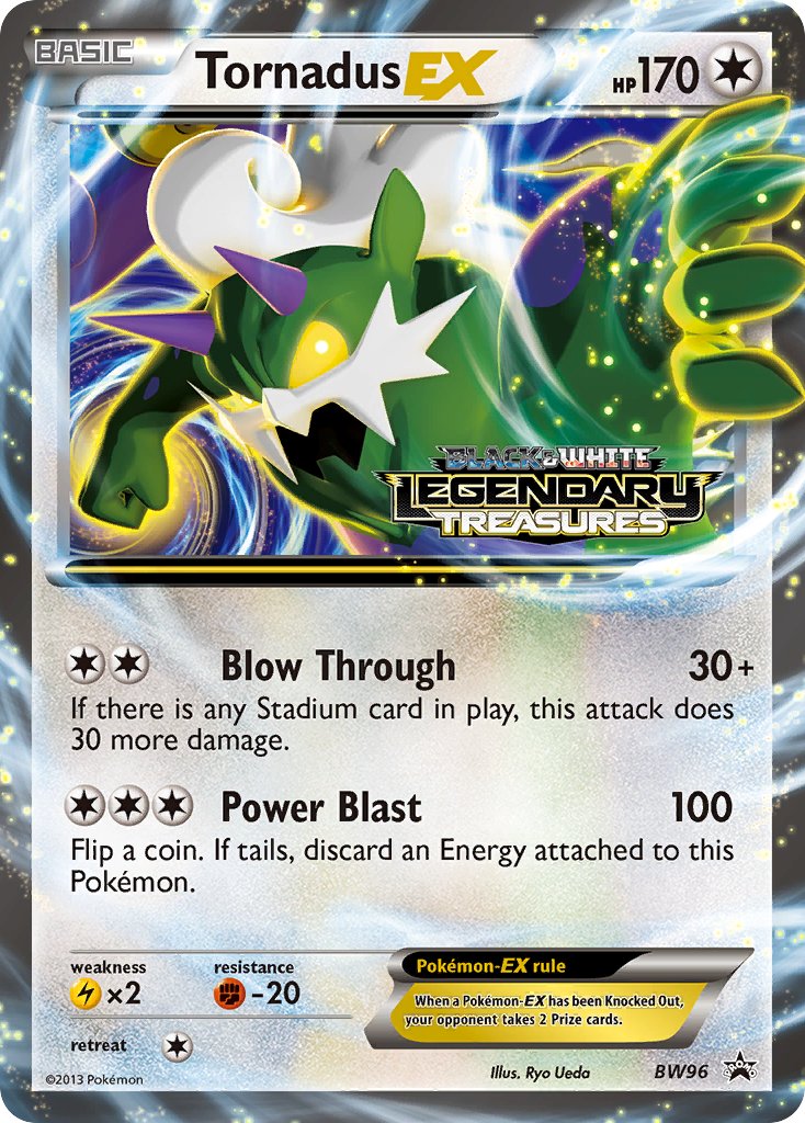 Tornadus EX (BW96) [Black & White: Black Star Promos] | Jomio and Rueliete's Cards and Comics