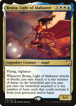 Bruna, Light of Alabaster [Commander 2018] | Jomio and Rueliete's Cards and Comics