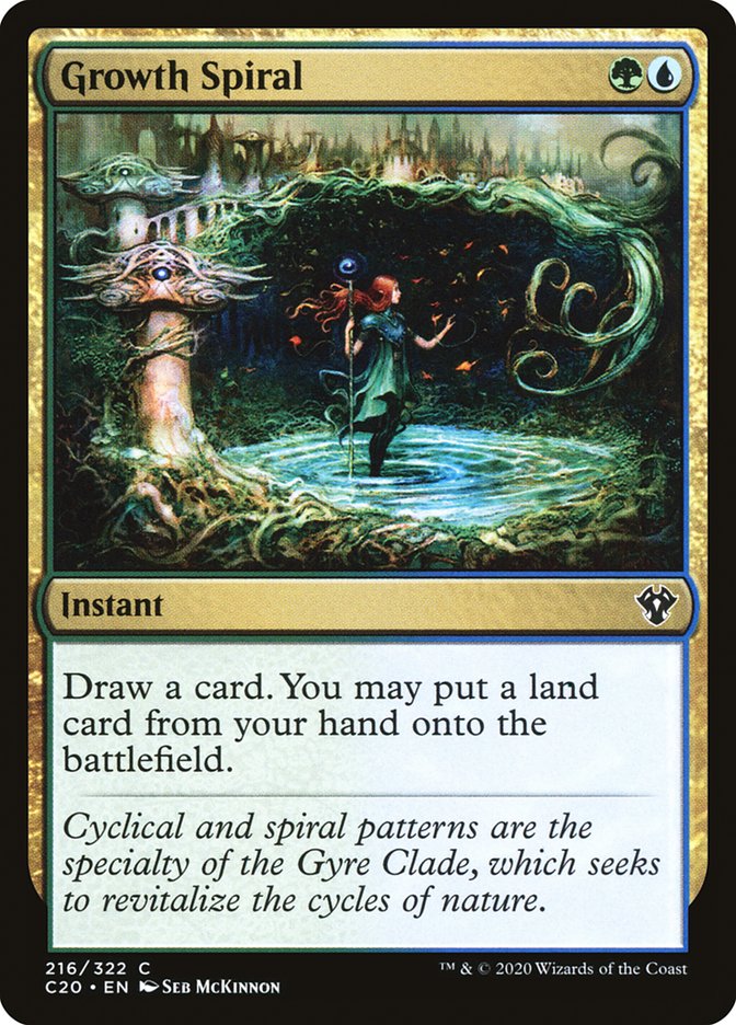 Growth Spiral [Commander 2020] | Jomio and Rueliete's Cards and Comics