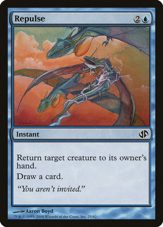Repulse [Duel Decks: Jace vs. Chandra] | Jomio and Rueliete's Cards and Comics