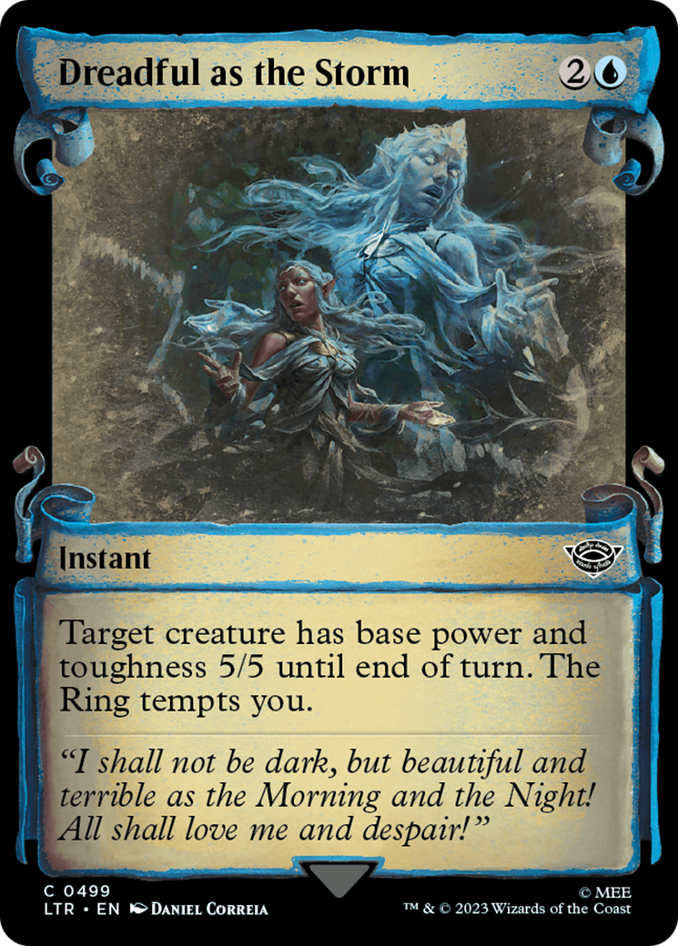 Dreadful as the Storm [The Lord of the Rings: Tales of Middle-Earth Showcase Scrolls] | Jomio and Rueliete's Cards and Comics
