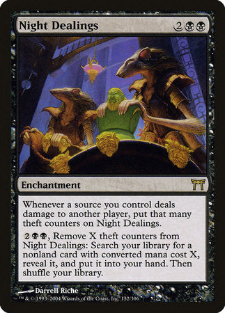 Night Dealings [Champions of Kamigawa] | Jomio and Rueliete's Cards and Comics