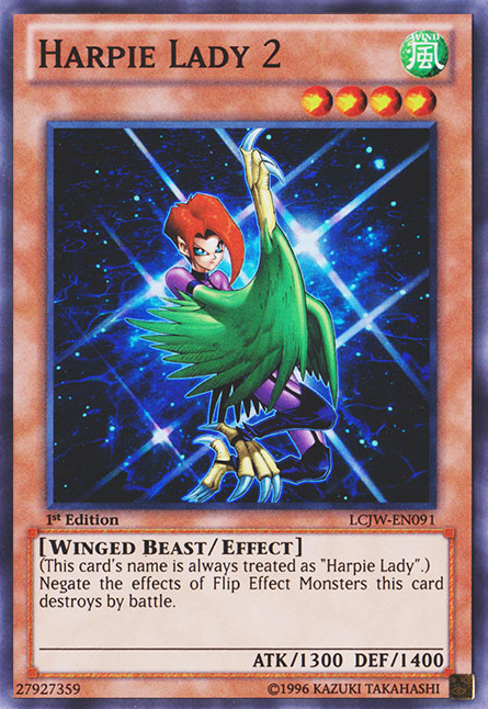 Harpie Lady 2 [LCJW-EN091] Super Rare | Jomio and Rueliete's Cards and Comics