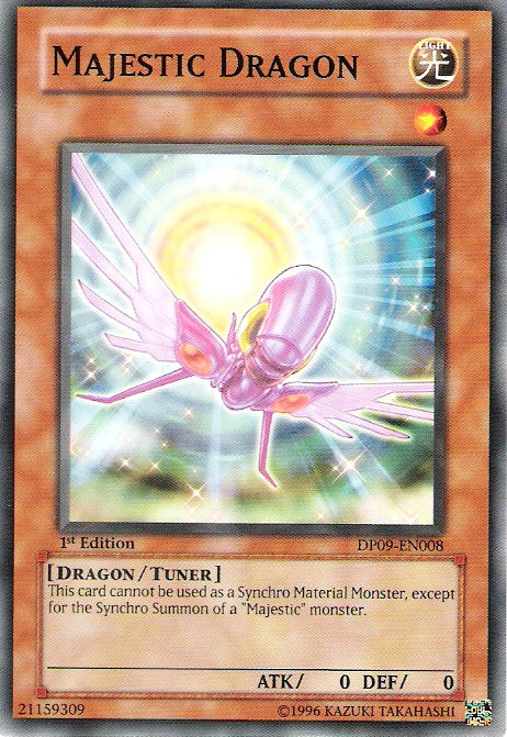 Majestic Dragon [DP09-EN008] Common | Jomio and Rueliete's Cards and Comics