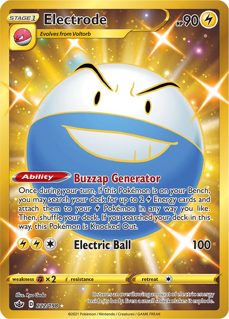 Electrode (222/198) [Sword & Shield: Chilling Reign] | Jomio and Rueliete's Cards and Comics