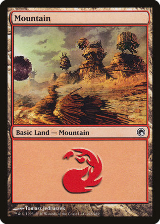 Mountain (245) [Scars of Mirrodin] | Jomio and Rueliete's Cards and Comics