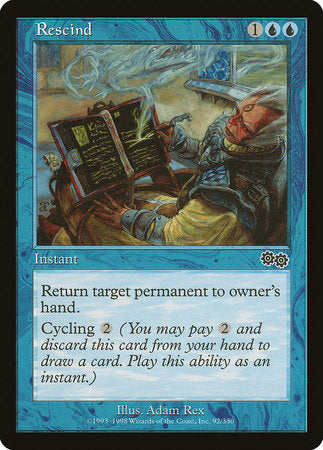 Rescind [Urza's Saga] | Jomio and Rueliete's Cards and Comics