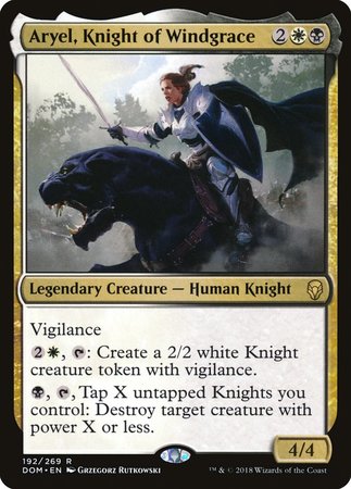 Aryel, Knight of Windgrace [Dominaria] | Jomio and Rueliete's Cards and Comics