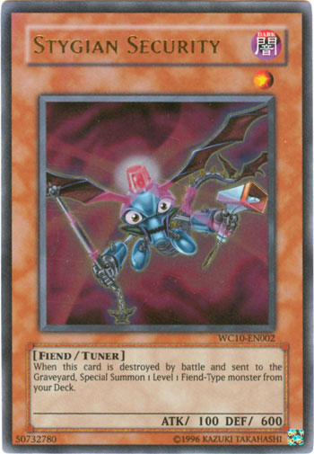 Stygian Security [WC10-EN002] Ultra Rare | Jomio and Rueliete's Cards and Comics