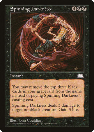 Spinning Darkness [Weatherlight] | Jomio and Rueliete's Cards and Comics