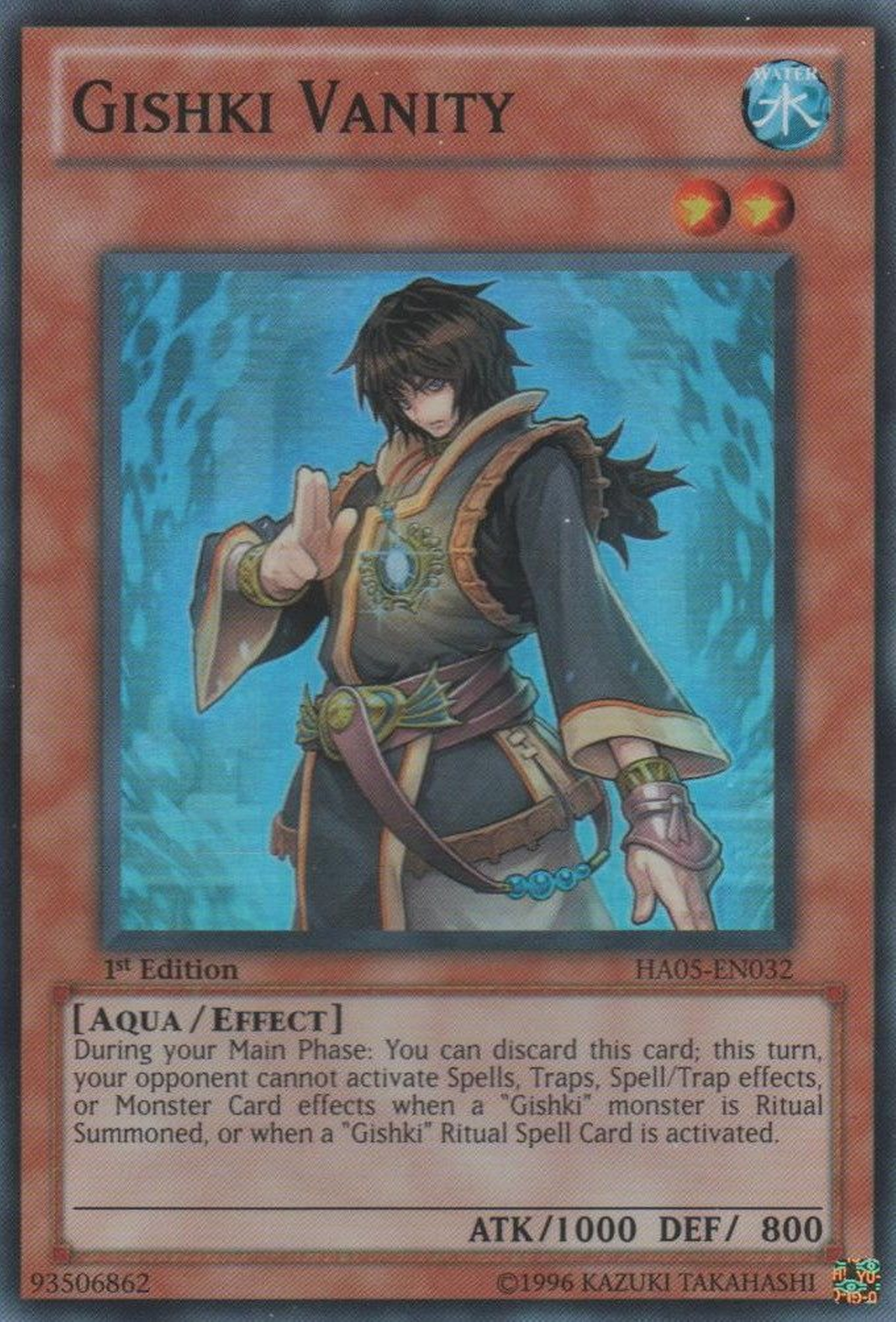 Gishki Vanity [HA05-EN032] Super Rare | Jomio and Rueliete's Cards and Comics