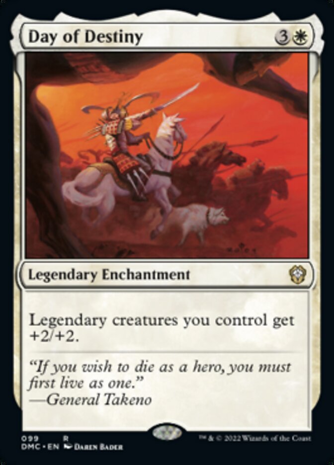 Day of Destiny [Dominaria United Commander] | Jomio and Rueliete's Cards and Comics