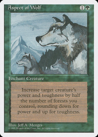 Aspect of Wolf [Fourth Edition] | Jomio and Rueliete's Cards and Comics