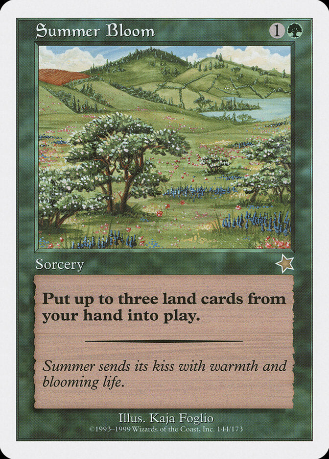 Summer Bloom [Starter 1999] | Jomio and Rueliete's Cards and Comics